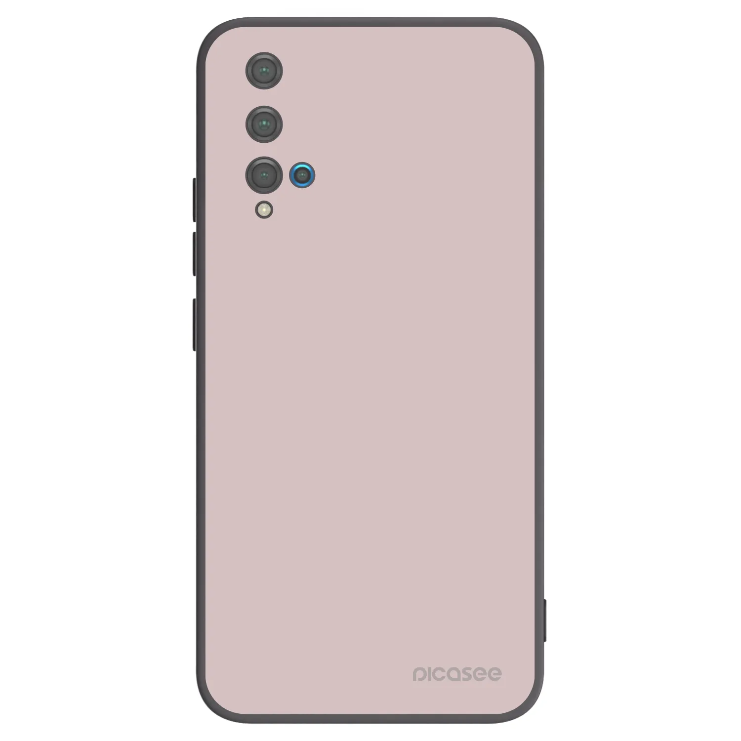 Picasee silikonowe czarne etui na Huawei Nova 5T - Fantasy Fade