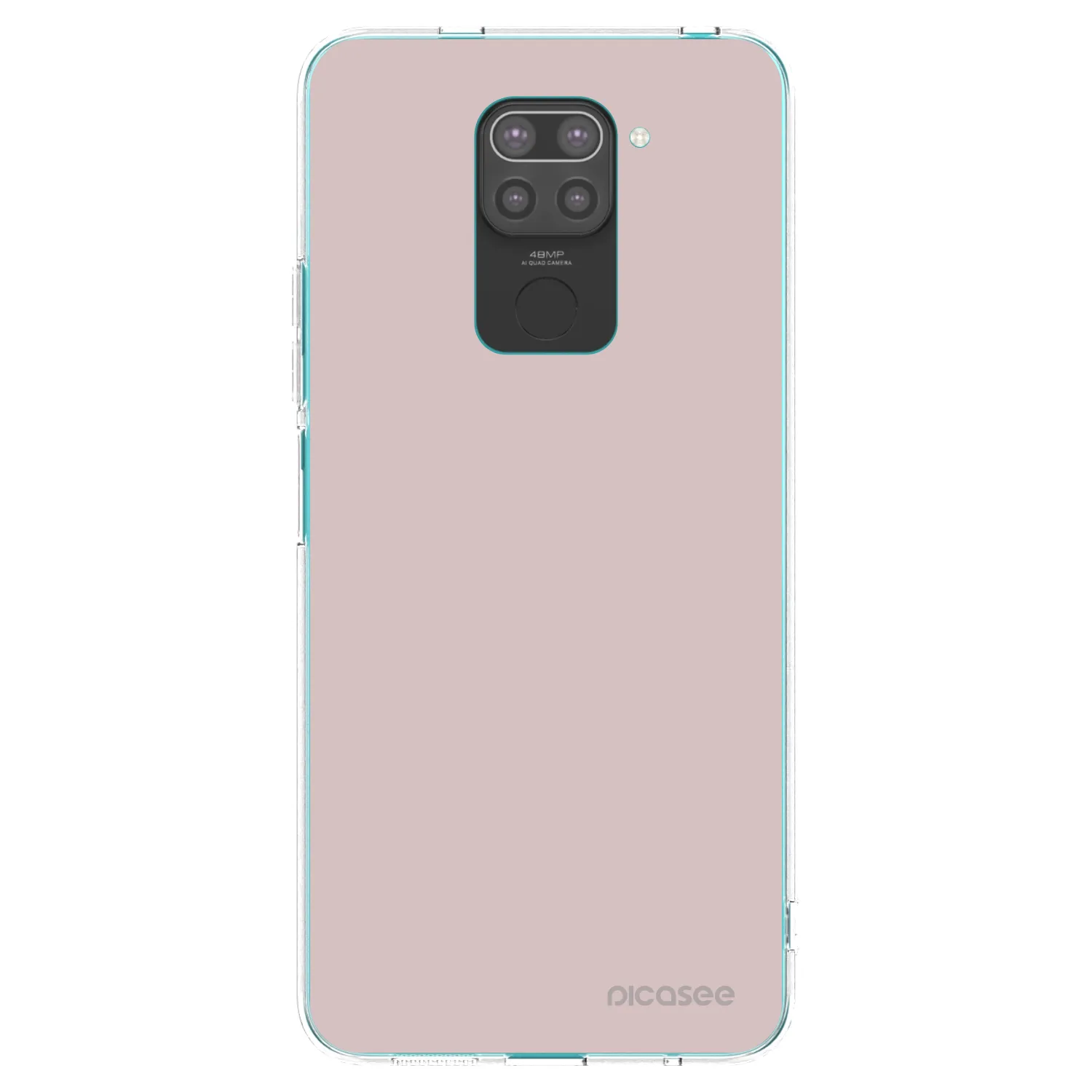 Picasee silikonowe czarne etui na Xiaomi Redmi Note 9 - Fantasy Fade