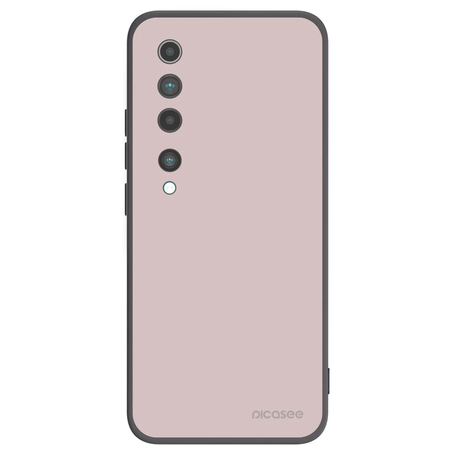 Picasee silikonowe czarne etui na Xiaomi Mi 10 - Fantasy Fade