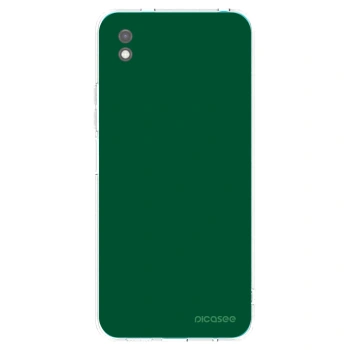 Picasee silikonowe czarne etui na Xiaomi Redmi 9A - Green Gleam