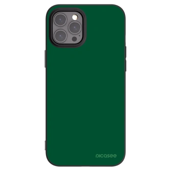 Picasee silikonowe czarne etui na Apple iPhone 12 Pro Max - Green Gleam