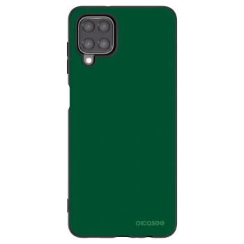 Picasee silikonowe czarne etui na Samsung Galaxy A12 A125F - Green Gleam