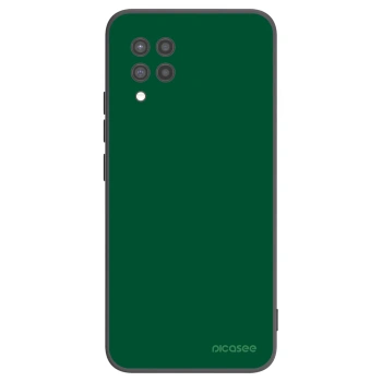 Picasee silikonowe czarne etui na Samsung Galaxy A42 A426B - Green Gleam