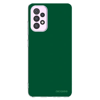 Picasee silikonowe przeźroczyste etui na Samsung Galaxy A32 5G A326B - Green Gleam