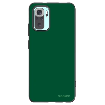 Picasee silikonowe czarne etui na Xiaomi Redmi Note 10 Pro - Green Gleam