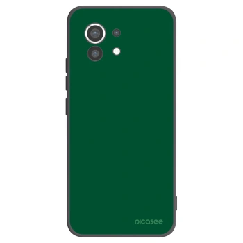 Picasee silikonowe czarne etui na Xiaomi Mi 11 - Green Gleam