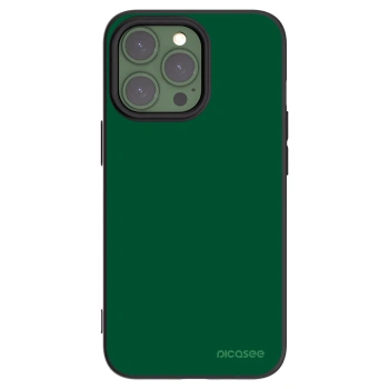 Picasee silikonowe czarne etui na Apple iPhone 13 Pro - Green Gleam