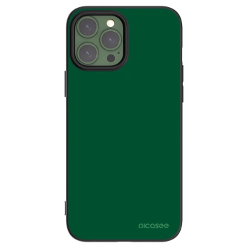 Picasee silikonowe czarne etui na Apple iPhone 13 Pro Max - Green Gleam