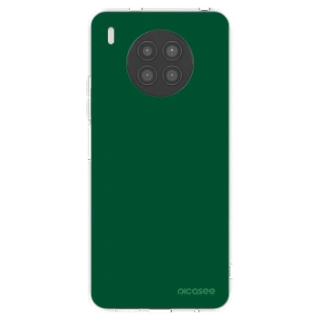 Picasee silikonowe przeźroczyste etui na Huawei Nova 8i - Green Gleam
