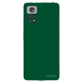 Picasee silikonowe przeźroczyste etui na Xiaomi Redmi Note 11S 4G - Green Gleam