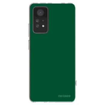 Picasee silikonowe przeźroczyste etui na Xiaomi Redmi Note 11 Pro 5G - Green Gleam