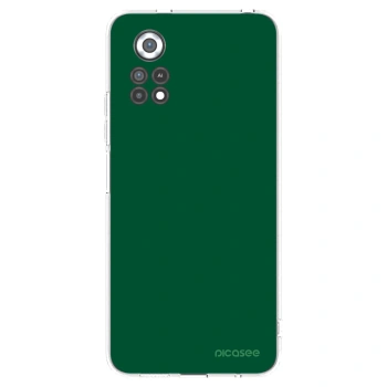 Picasee silikonowe przeźroczyste etui na Xiaomi Poco X4 Pro 5G - Green Gleam