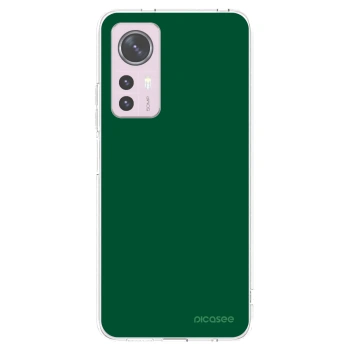 Picasee silikonowe przeźroczyste etui na Xiaomi 12 - Green Gleam