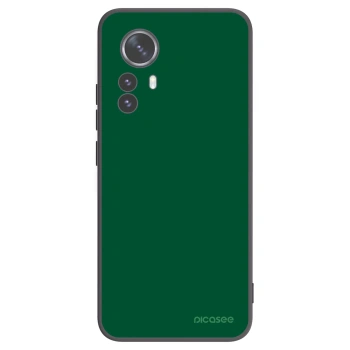 Picasee silikonowe czarne etui na Xiaomi 12 Pro - Green Gleam