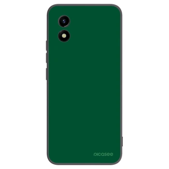Picasee silikonowe czarne etui na Vivo Y01 - Green Gleam