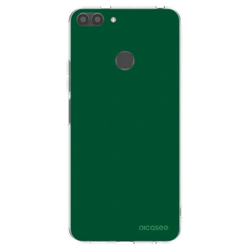 Picasee silikonowe przeźroczyste etui na Huawei P Smart - Green Gleam