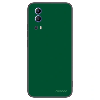 Picasee silikonowe czarne etui na Vivo Y52 5G - Green Gleam