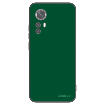 Picasee silikonowe czarne etui na Xiaomi 12X - Green Gleam