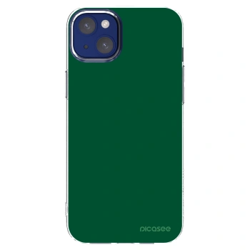 Picasee silikonowe przeźroczyste etui na Apple iPhone 14 Plus - Green Gleam