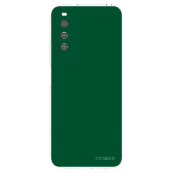 Picasee silikonowe przeźroczyste etui na Sony Xperia 10 IV 5G - Green Gleam