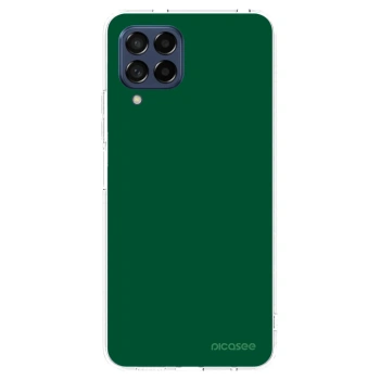 Picasee silikonowe przeźroczyste etui na Samsung Galaxy M53 5G - Green Gleam