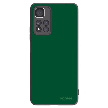 Picasee silikonowe czarne etui na Xiaomi Redmi Note 11 Pro+ 5G - Green Gleam