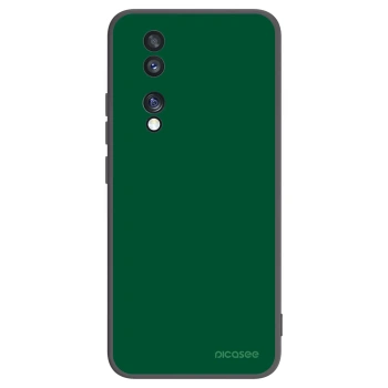 Picasee silikonowe czarne etui na Honor 70 - Green Gleam