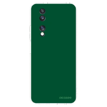 Picasee silikonowe przeźroczyste etui na Honor 70 - Green Gleam