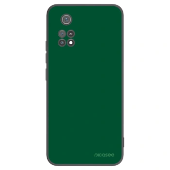 Picasee silikonowe czarne etui na Xiaomi Poco M4 Pro - Green Gleam