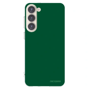 Picasee silikonowe przeźroczyste etui na Samsung Galaxy S23+ 5G - Green Gleam