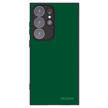 Picasee silikonowe czarne etui na Samsung Galaxy S23 Ultra 5G - Green Gleam