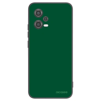 Picasee silikonowe czarne etui na Xiaomi Poco X5 - Green Gleam