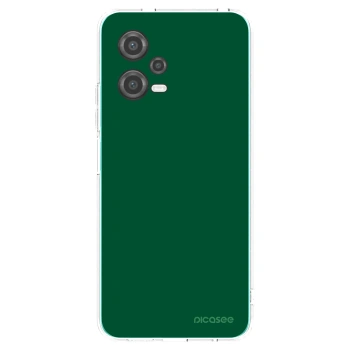 Picasee silikonowe przeźroczyste etui na Xiaomi Poco X5 - Green Gleam
