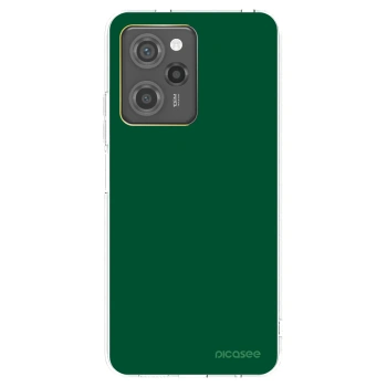 Picasee silikonowe czarne etui na Xiaomi Poco X5 Pro - Green Gleam