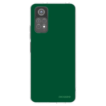 Picasee silikonowe przeźroczyste etui na Xiaomi Redmi Note 11S 5G - Green Gleam