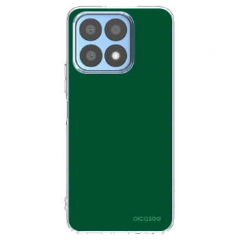 Picasee silikonowe przeźroczyste etui na Honor X8a - Green Gleam