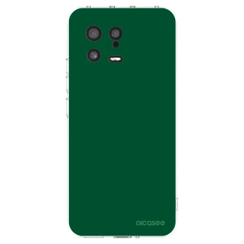 Picasee silikonowe przeźroczyste etui na Xiaomi 13 - Green Gleam