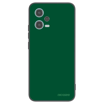 Picasee silikonowe czarne etui na Xiaomi Redmi Note 12 5G - Green Gleam