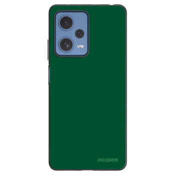 Picasee silikonowe czarne etui na Xiaomi Redmi Note 12 Pro 5G - Green Gleam