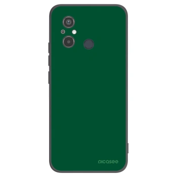 Picasee silikonowe czarne etui na Xiaomi Redmi 12C - Green Gleam
