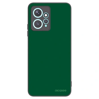 Picasee silikonowe czarne etui na Xiaomi Redmi Note 12 4G - Green Gleam