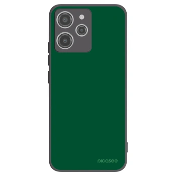 Picasee silikonowe czarne etui na Xiaomi Redmi 12 4G - Green Gleam