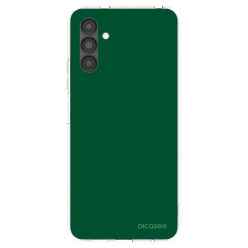 Picasee silikonowe przeźroczyste etui na Samsung Galaxy A04s A047F - Green Gleam