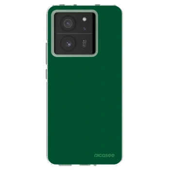 Picasee silikonowe przeźroczyste etui na Xiaomi 13T Pro - Green Gleam