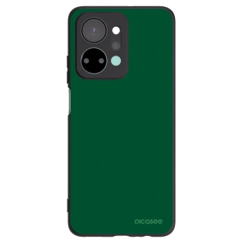 Picasee silikonowe czarne etui na Honor X7a - Green Gleam