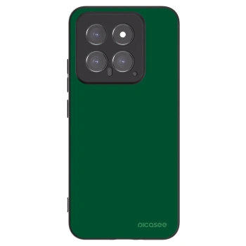 Picasee silikonowe czarne etui na Xiaomi 14 - Green Gleam