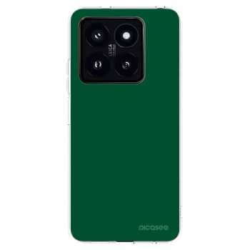 Picasee silikonowe przeźroczyste etui na Xiaomi 14 Pro - Green Gleam