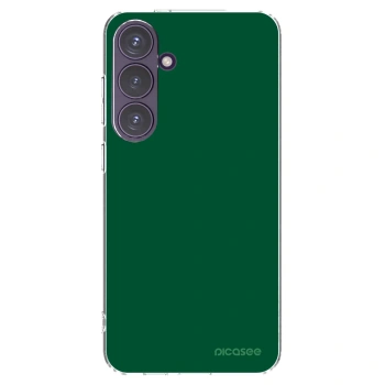 Picasee silikonowe przeźroczyste etui na Samsung Galaxy S24+ S926B 5G - Green Gleam