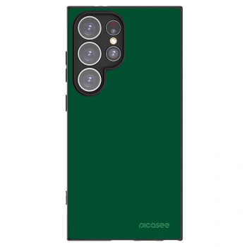 Picasee silikonowe czarne etui na Samsung Galaxy S24 Ultra S928B 5G - Green Gleam