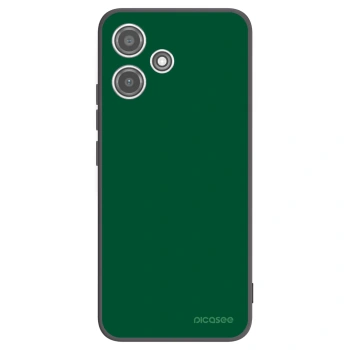 Picasee silikonowe czarne etui na Xiaomi Redmi 12 5G - Green Gleam